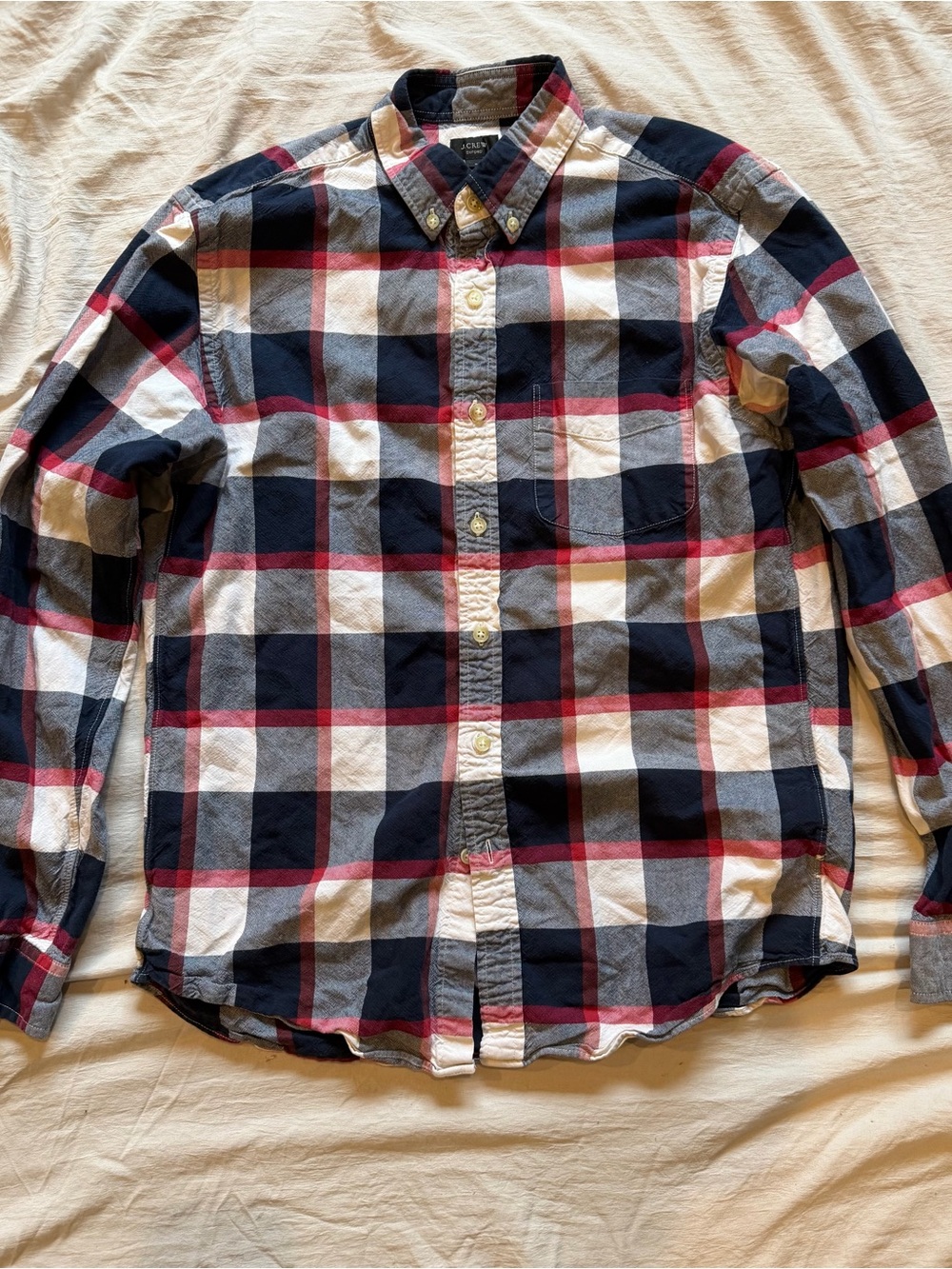 J Crew oxford button up shirt men’s medium vintage classic